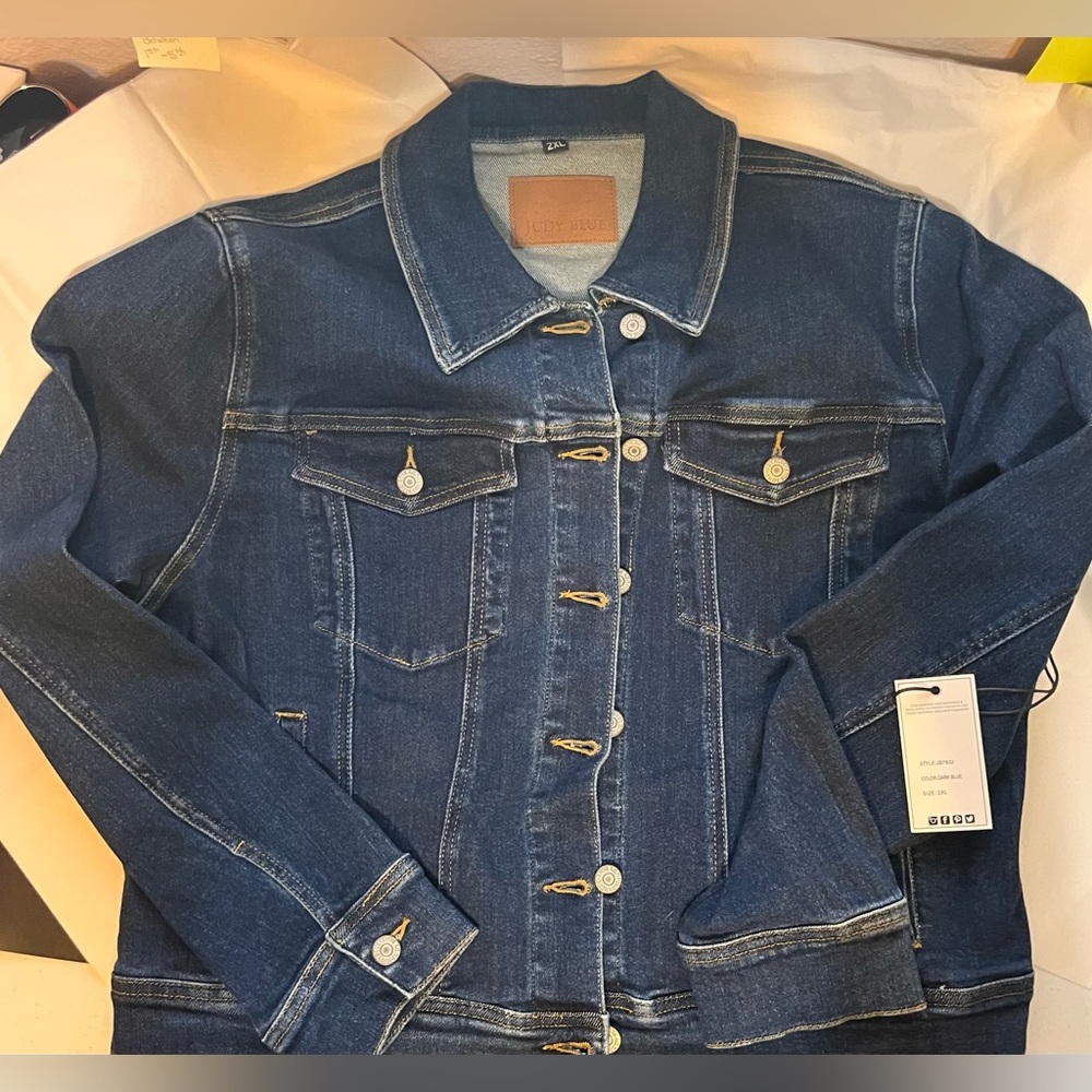 Judy Blue Dark Blue Denim Jacket